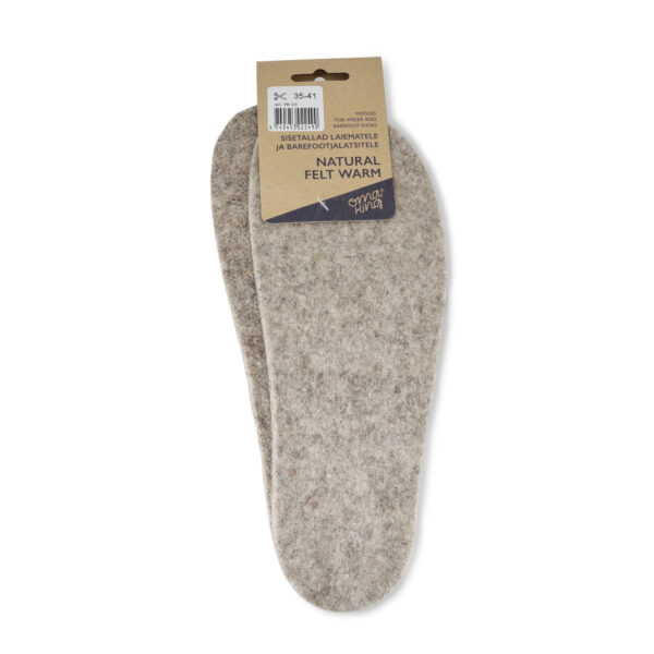 Barefoot jalanõude sisetald 'Natural felt warm'